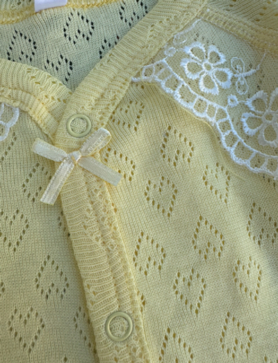 Боді з довгим рукавом "Сонечко", рібана ажур ТМ "Yeeha"