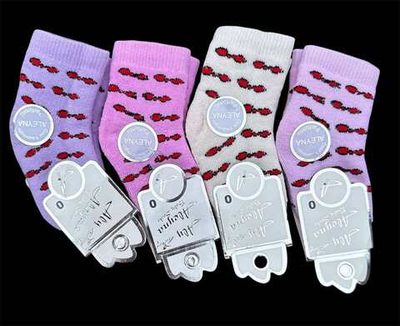 Шкарпетки "Бантики", махра ТМ "Aleyna" (0-6 міс)