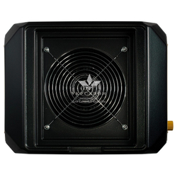 Настольная маникюрная вытяжка с HEPA фильтром Teri Diamond, цвет черный (сетка золотая)