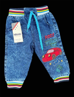 Джинси "Авто", джинс на махрі ТМ "Nikido"