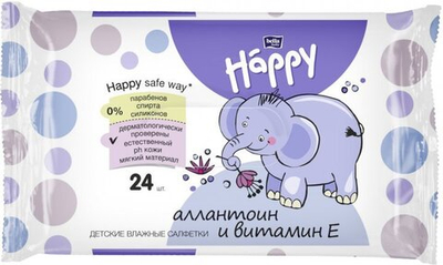 Вологі серветки 10 шт, Bella Baby Happy