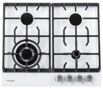 Варильна поверхня газова PYRAMIDA PFE 643 White Luxe