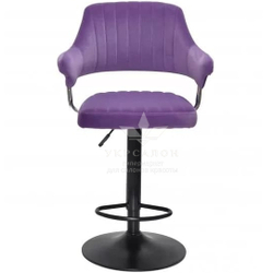 Стілець для візажу Jef velor black