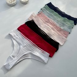 Стрінги з прозорими вставками на резинці