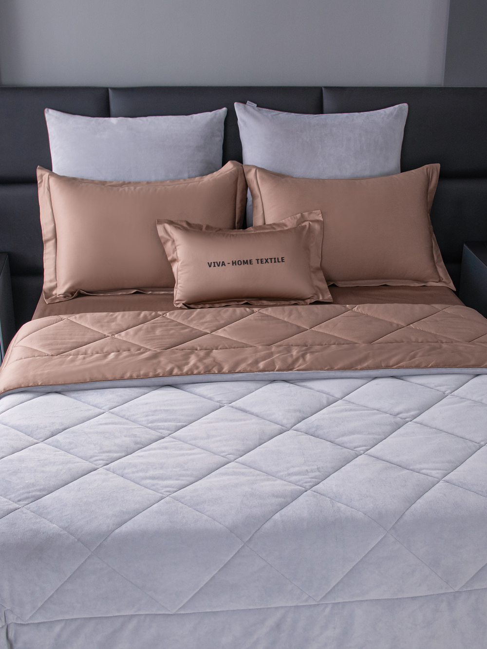 Комплект постельного белья Сатин Velvet Premium с Одеялом VP003