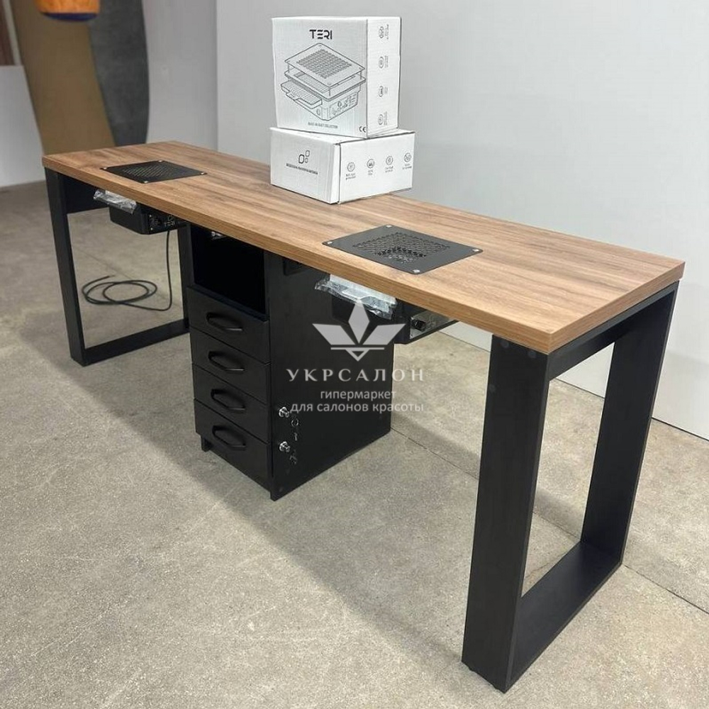 Манікюрний стіл Mark SM-500 black з витяжкою