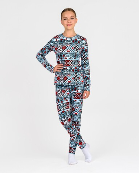 Термобелье для девочки этно голубое (арт. 5722400113)
