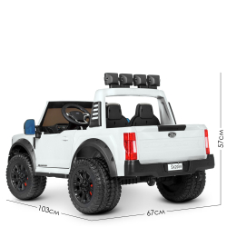 Дитячий двомісний електромобіль джип Ford M 4790EBLR(24V)