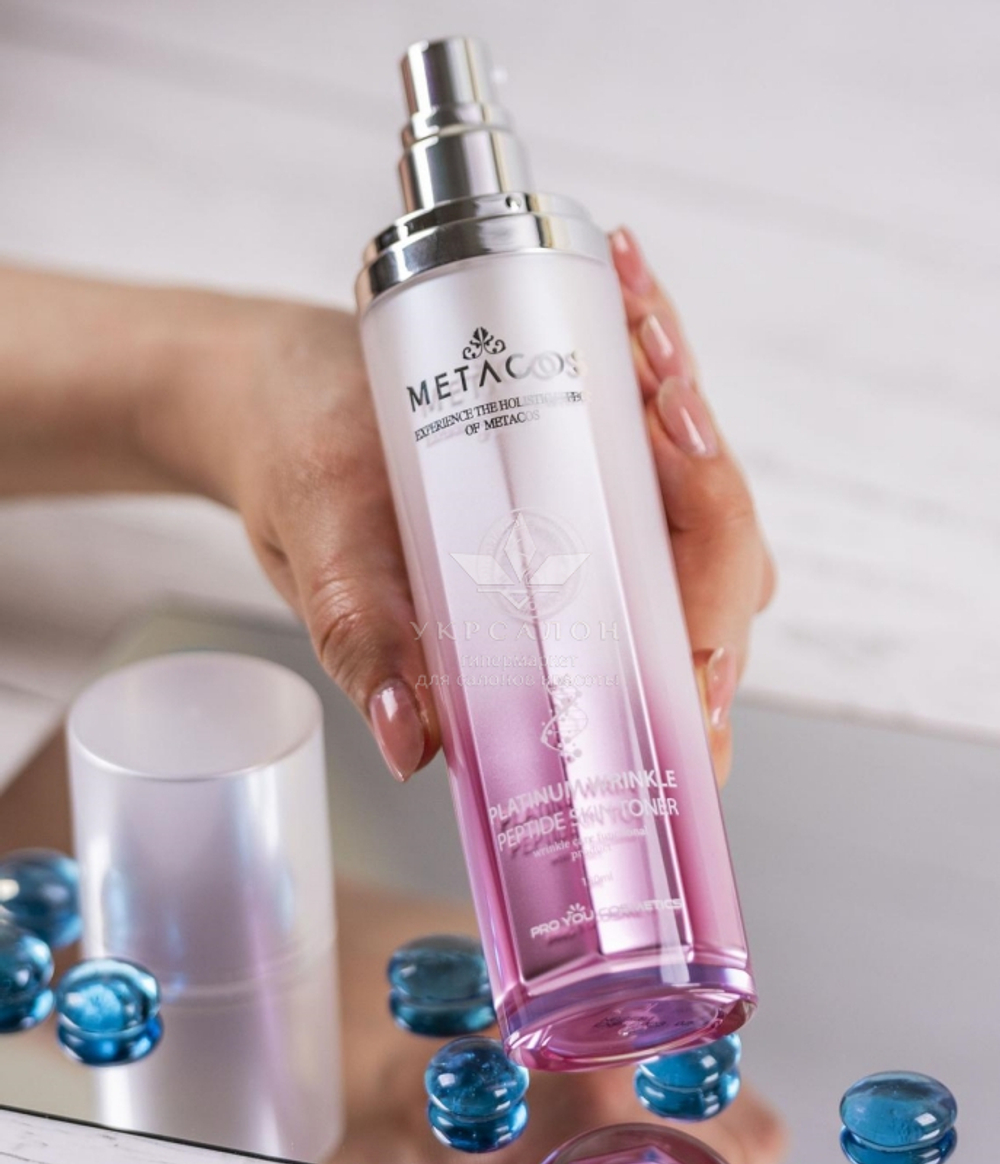 Тонер с пептидами против морщин Metacos Platinum Wrinkle Peptide Skin Toner