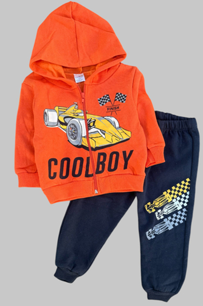 Костюм 2 в 1: кофта, штани "Cool boy", трьохнитка з начосом ТМ "Baby Puff” (92 см)