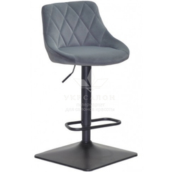 Стільчик для визажу Lari black quadro Velor