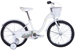 Детский велосипед для девочки 20 дюймов SPACE KID MELISSA BH 2024 с корзиной, с крылом