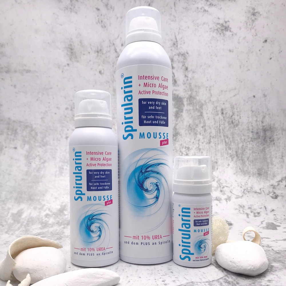 Мус для дуже сухої, потрісканої шкіри spirularin mousse plus