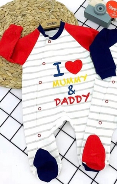 Ромпер "I love family", бавовна ТМ "Murat Baby" (62 см)