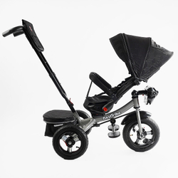 Дитячий триколісний велосипед Best Trike 6088 F надувні/фара, з USB, пультом, батьківською ручкою