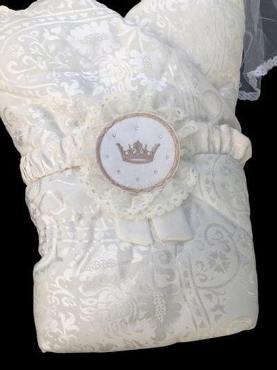 Конверт-Ковдра, жаккард, синтепон, 90*90 см, ТМ "Happy ТоТ"