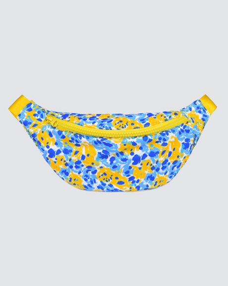 Бананка  з принтом Yellow-blue flowers (S) (арт. 7922500109)
