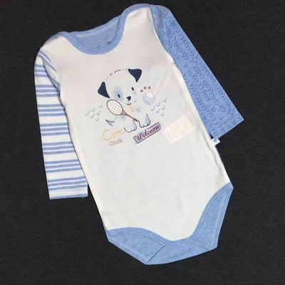 Боді з довгим рукавом "Dog", бавовна ТМ "Caramell" (80 см)