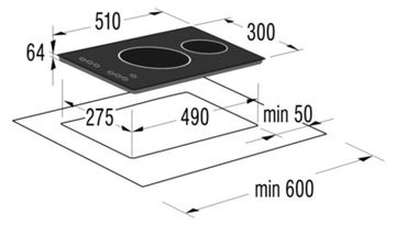 Варильна поверхня електрична Domino GORENJE ECT 330 СSC
