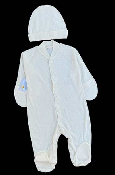 Чоловічок із шапочкою "Принт", рібана ажур ТМ"Happy ТОТ" (62 см)