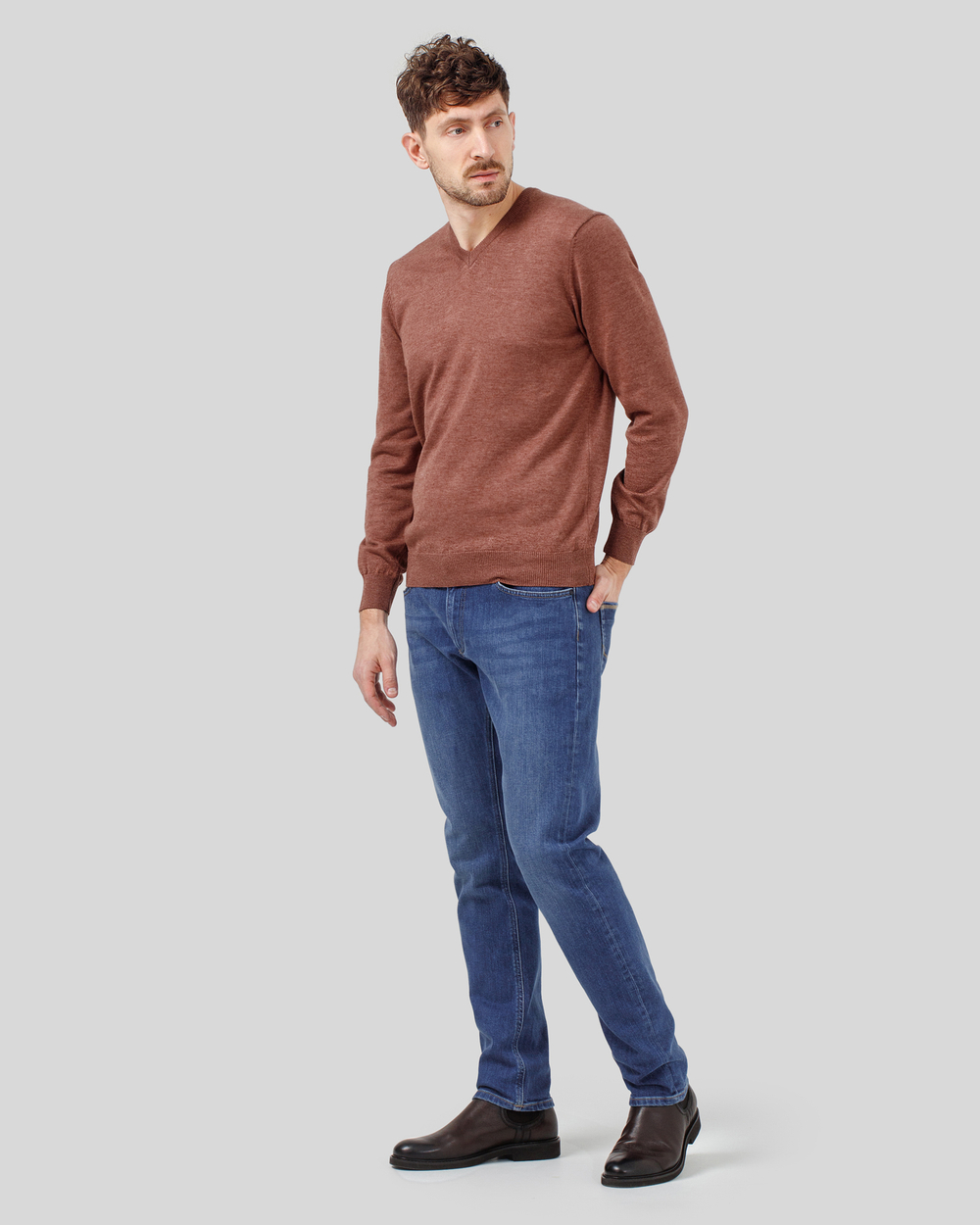 Джинси чоловічі Slim Fit блакитні (арт. 8862300603)