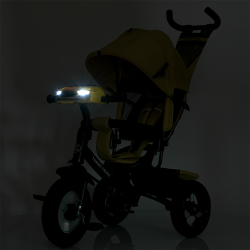 Дитячий триколісний велосипед Turbo Trike MT 1006 гумові колеса