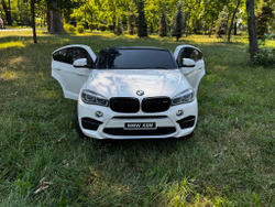 Дитячий двомісний електромобіль джип BMW X6M "WeKids Cars"