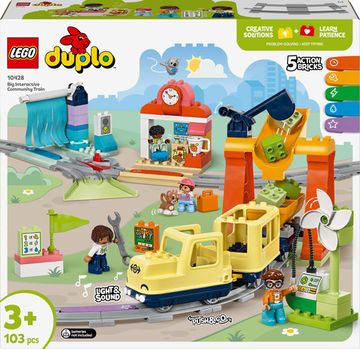 Конструктор LEGO DUPLO Town Великий інтерактивний громадський потяг (10428)