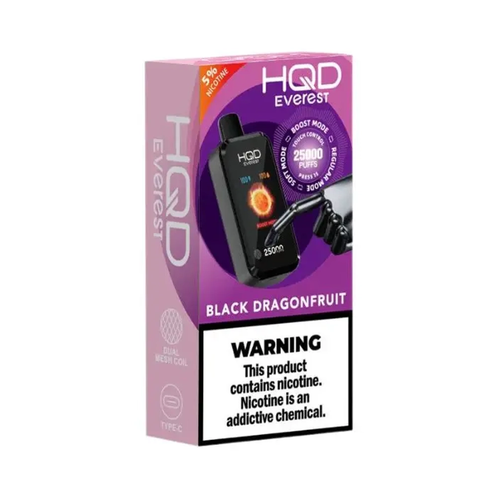HQD 25000 - Black Dragonfruit (5% nic)