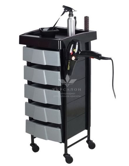 Перукарський візок Pomocnik DUO Grey