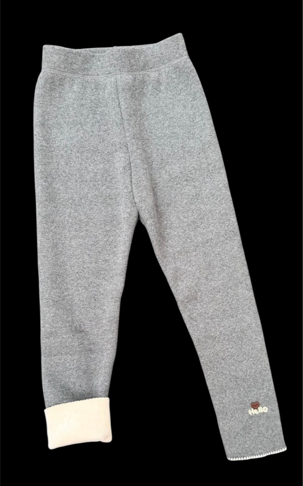 Лосини утеплені, трикотаж рубчик, велюр ТМ "QQG"