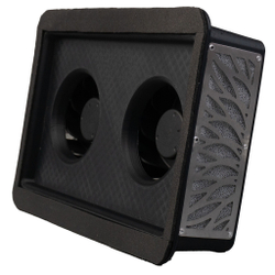 Вытяжка для маникюра врезная Ulka Tornado, цвет черный (сетка металлик)