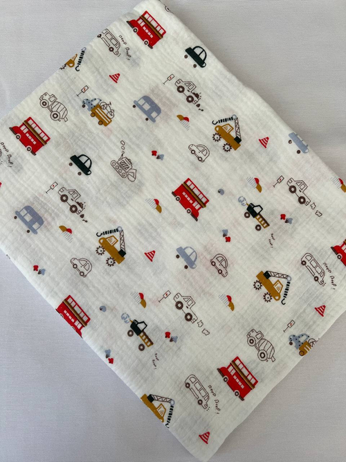 Пеленка муслиновая жатая двухслойная