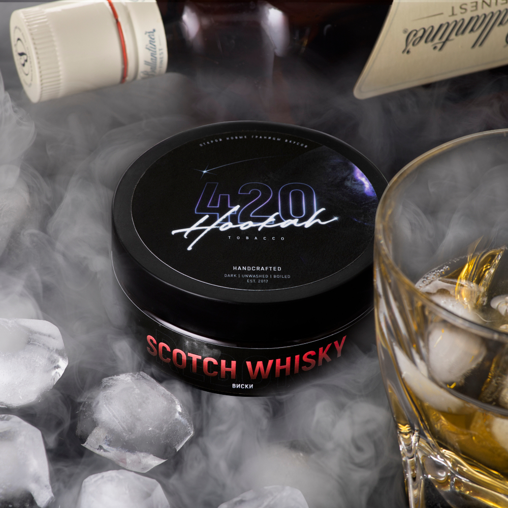 Купити тютюн для кальяну 420 Віскі (Scotch Whiskey) за найкращою ціною з доставкою