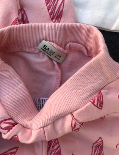 Костюм 3в1: кофта, штани, реглан "My hart", двунитка з начосом ТМ "Sani" (80 см)