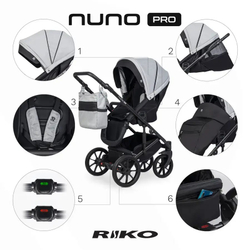 Прогулянкова коляска 2 в 1 Riko Nuno Pro