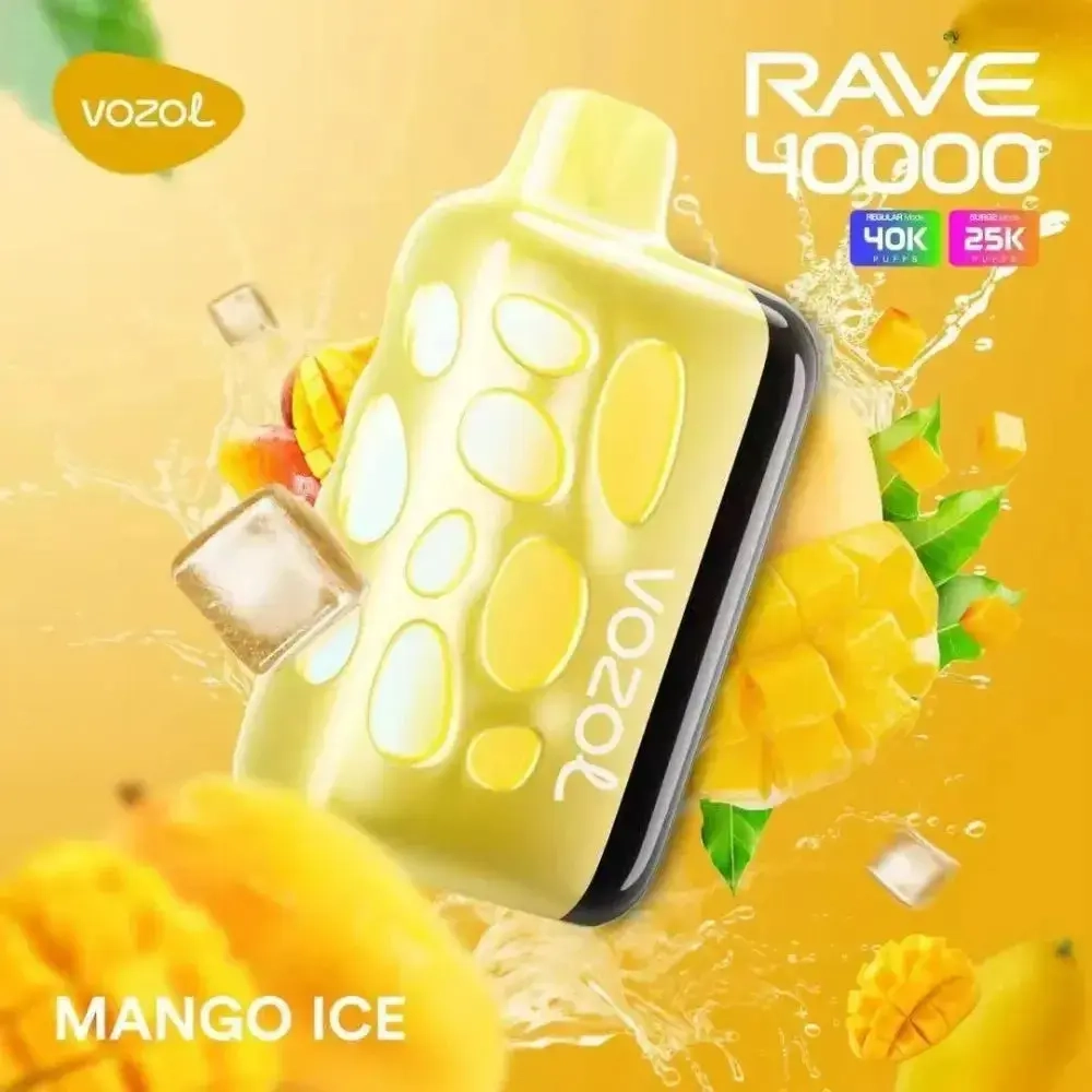 VOZOL RAVE 40000 - Mango Ice (5% nic)
