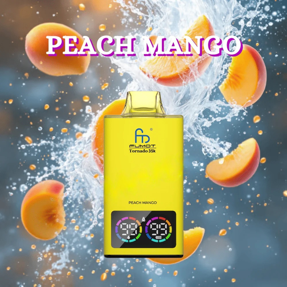 RandM Tornado 35000 - Peach Mango 5%