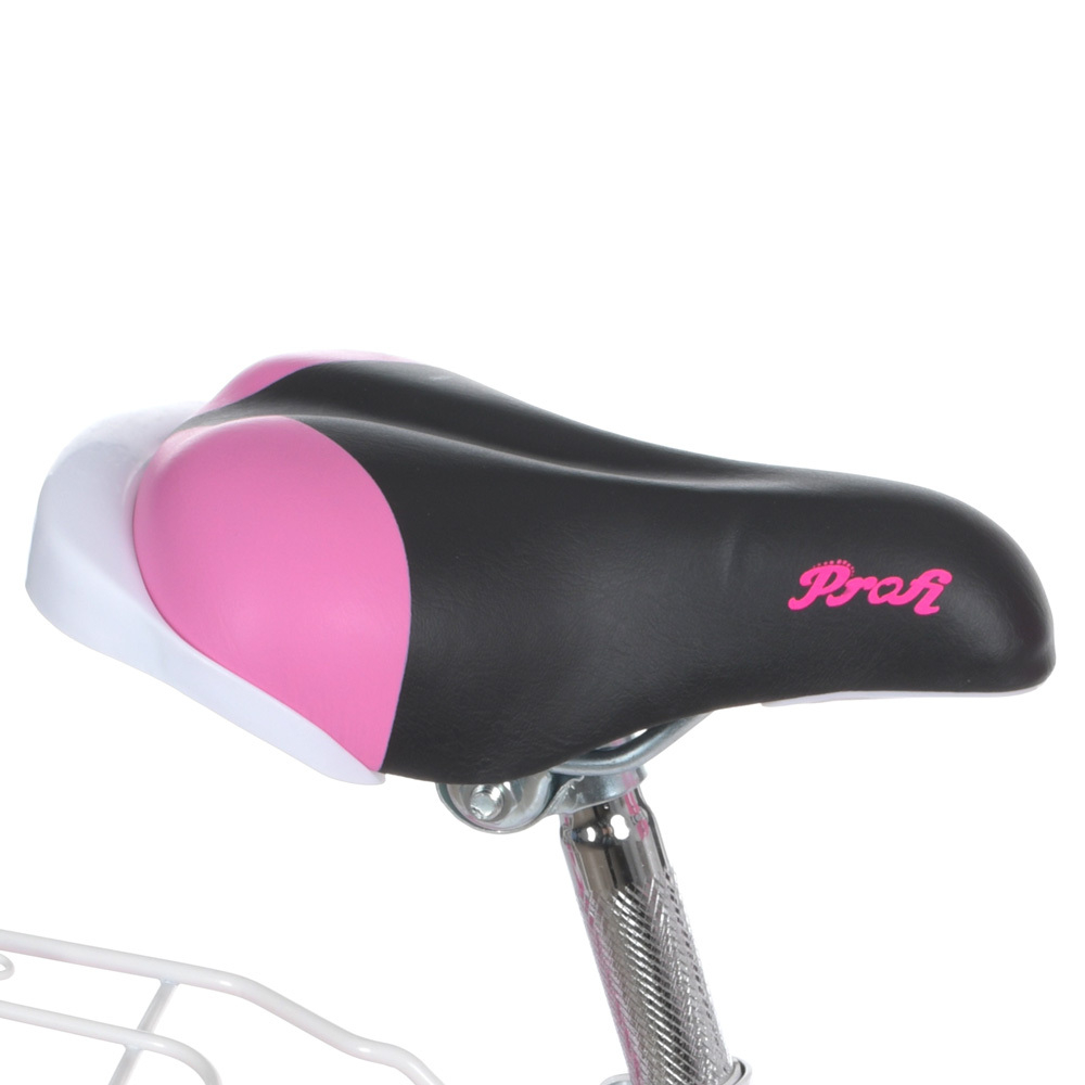 Детский велосипед для девочки Profi Butterfly 14 дюймов с корзиной и багажником Y1425-1, Y1426-1, Собран на 75%