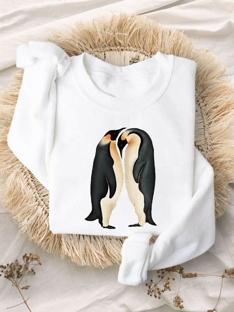 Світшот чоловічий білий Sensual penguins Love&Live