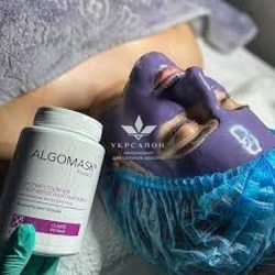 Альгінатна маска, проти старіння з чорницями та вітаміном С Blackberry peel off mask, Algomask