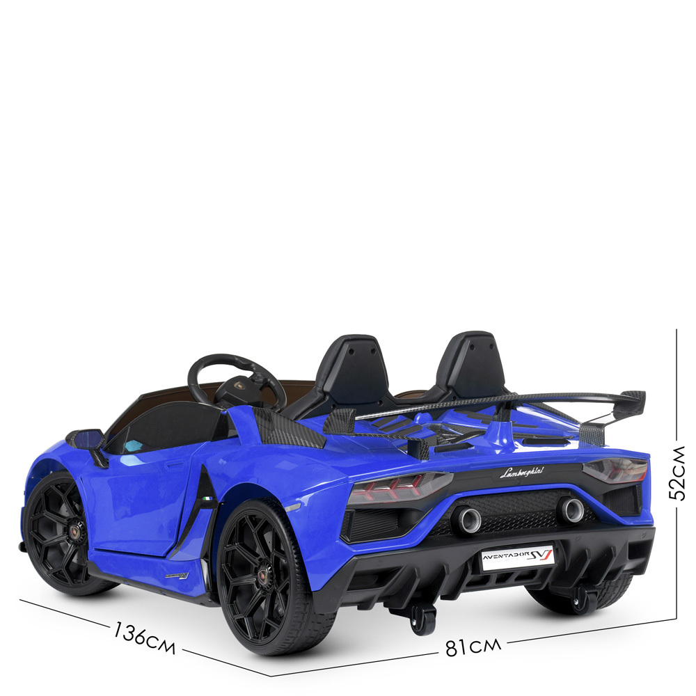 Детский двухместный электромобиль спорткар Lamborghini (Ламборгини) M 4788EBLR (24V)