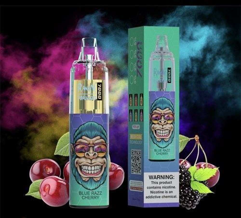 RandM Tornado 7000 Bluerazz Cherry 5% nic