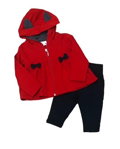 Костюм 2в1: кофта, штани "Cherry", мікровелюр ТМ "Barmy"