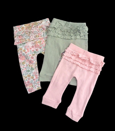 Штани, бавовна, рібана ажур ТМ "George" (62-68 см)