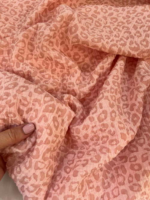 Муслин жатый принт