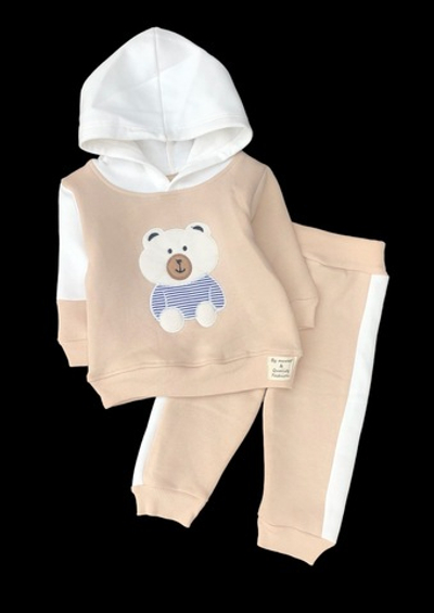 Костюм 2в1: світшот, штани "Ведмежа", трьохнитка з начосом ТМ "Murat Baby" (86 см)