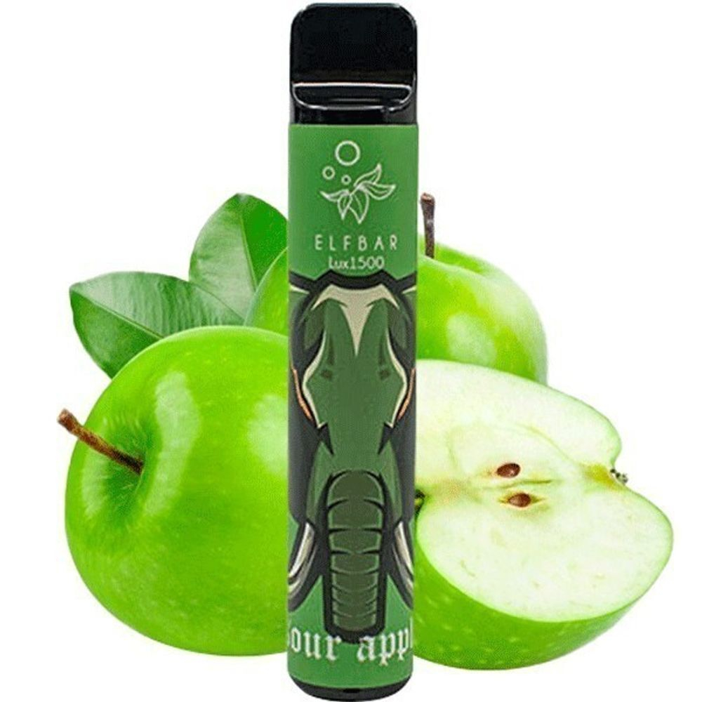 Elf Bar 1500 - Sour Apple (5% nic)