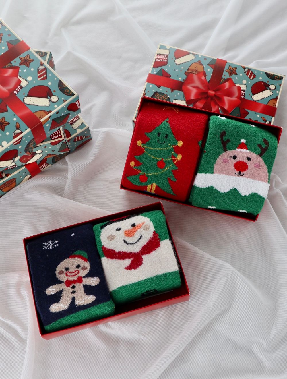 Шкарпетки жіночі "Merry Christmas" в подарунковій упаковці