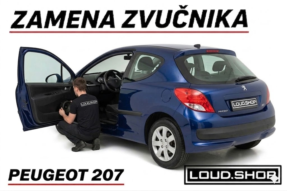 Komplet Zvučnika Peugeot 207